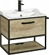 Акватон Мебель для ванной Лофт Фабрик 65 дуб эндгрейн с раковиной Фабиа – картинка-21